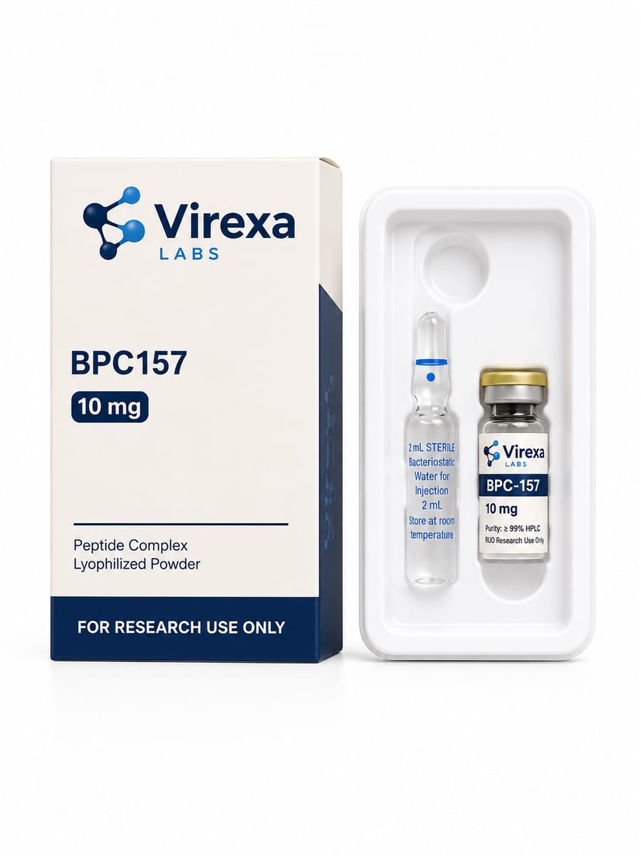 BPC-157 10 mg – onderzoekspeptide, Virexa Labs