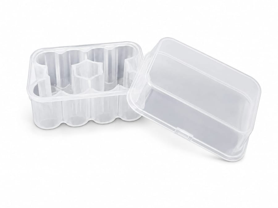 Transparante Peptide Vial Storage Box (3ML) 1 stuk – onderzoeksbenodigdheid, Virexa Labs